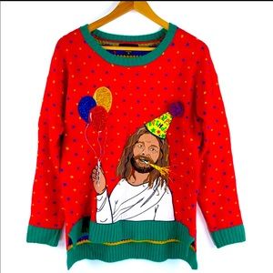 Ugly Christmas Sweater “Jesus Birthday Party”
